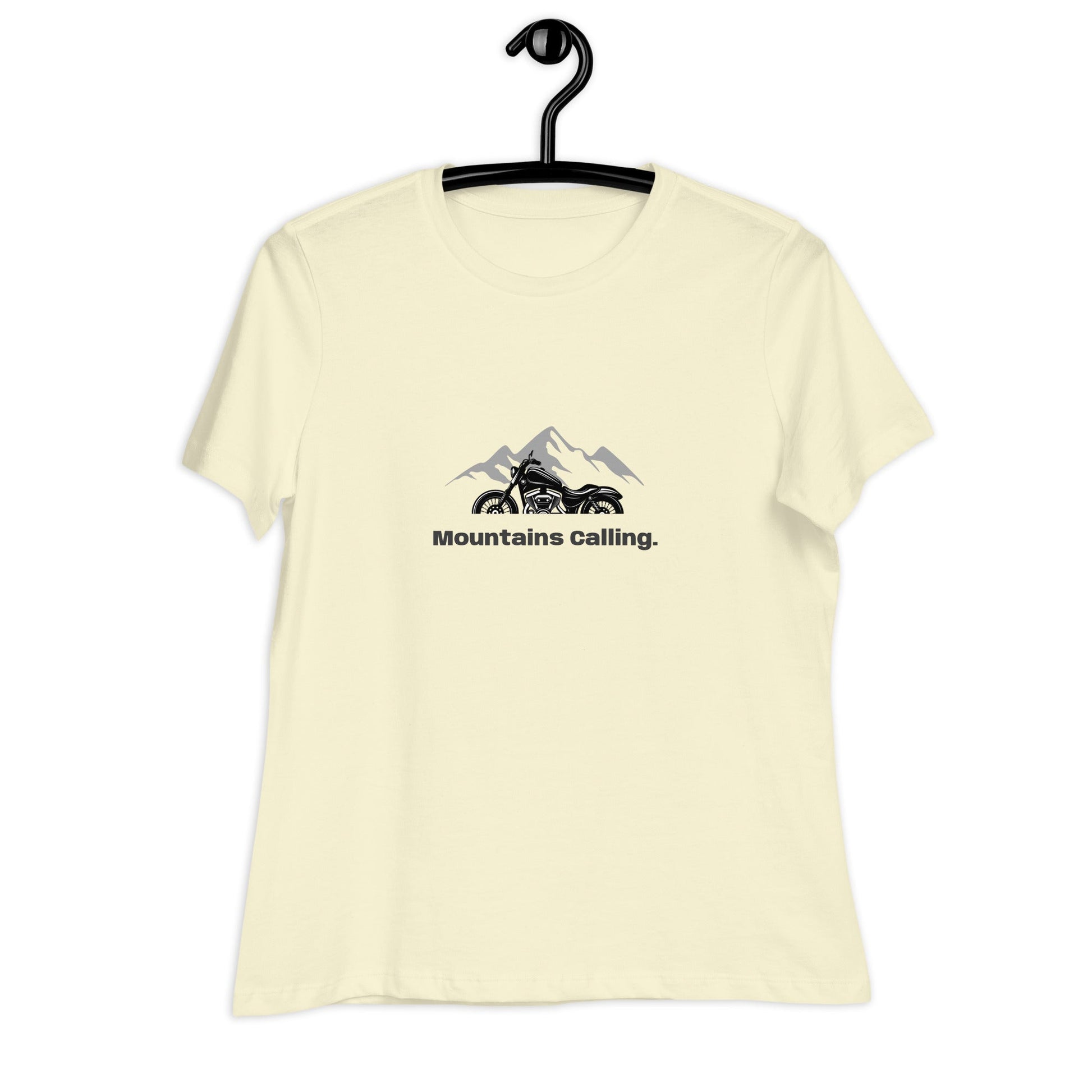Women's Relaxed T-Shirt - Mountains Calling - The Vandi Company