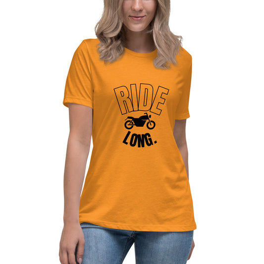 Women's Relaxed T-Shirt - Ride Long - The Vandi Company