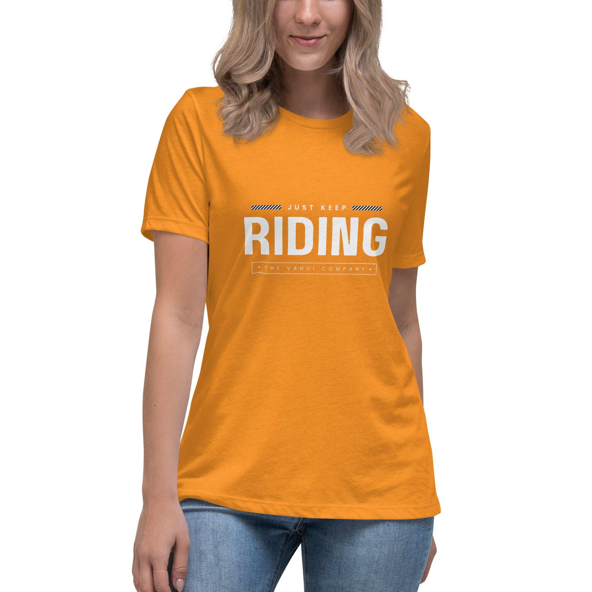 Women's Relaxed T-Shirt - Riding - The Vandi Company