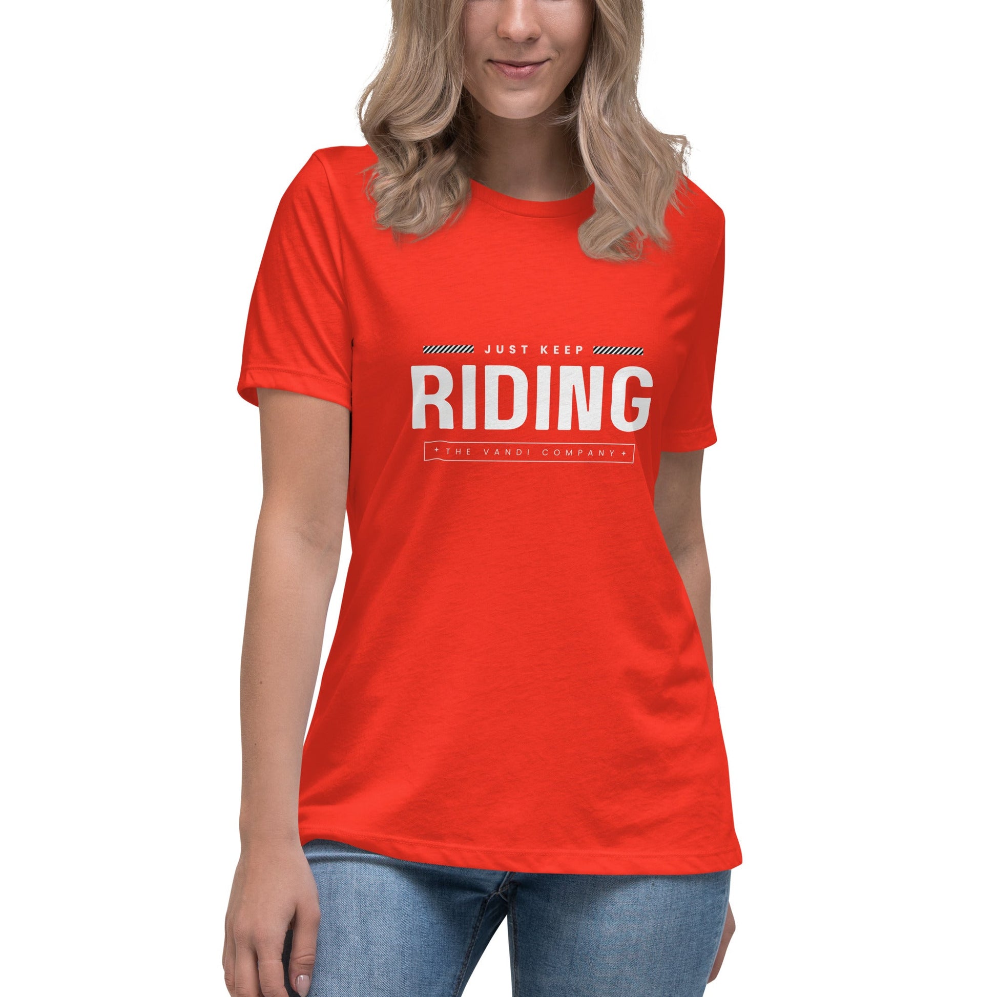 Women's Relaxed T-Shirt - Riding - The Vandi Company