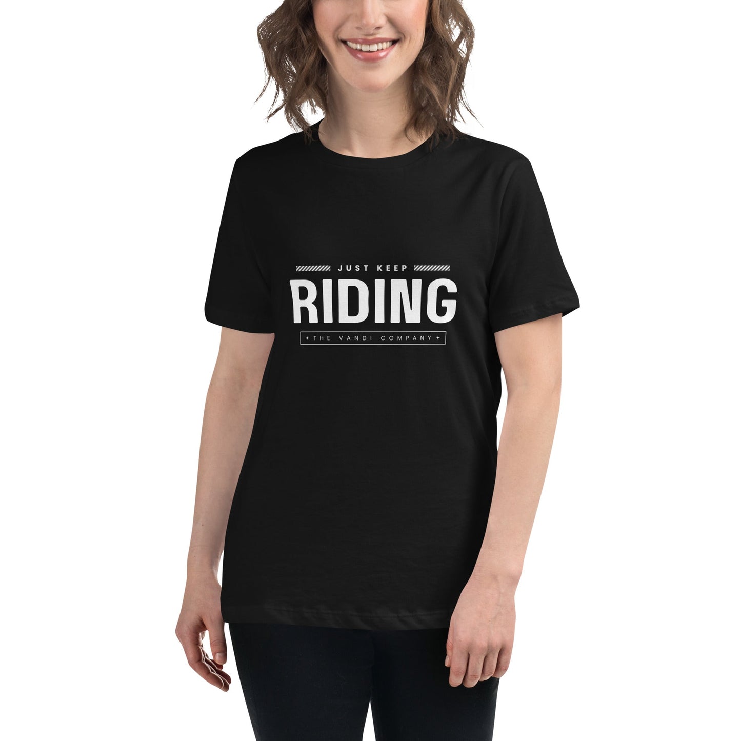 Women's Relaxed T-Shirt - Riding - The Vandi Company