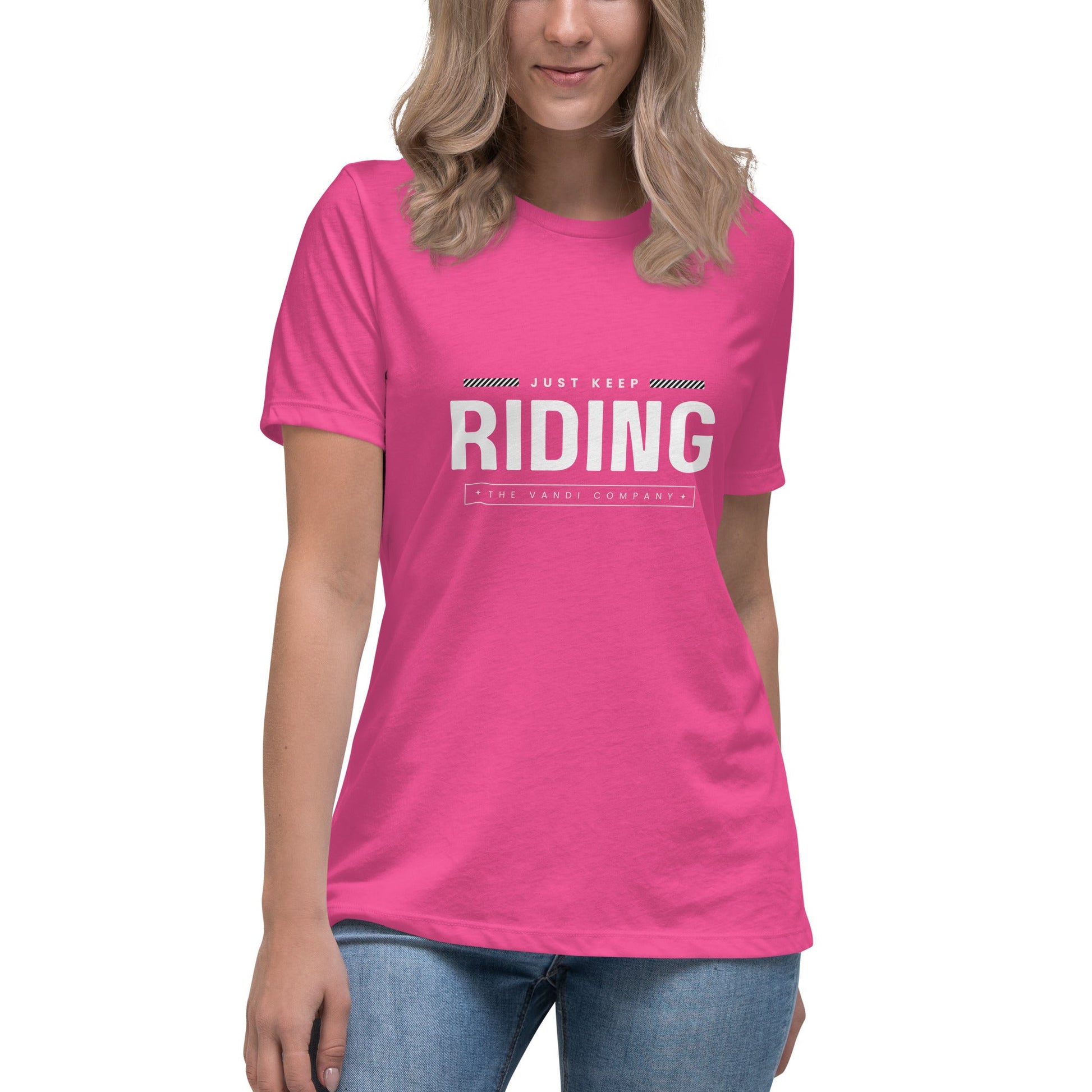 Women's Relaxed T-Shirt - Riding - The Vandi Company